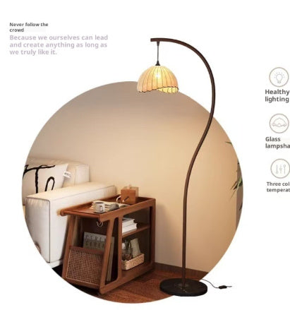 Vintage S-Shaped Crescent Floor Lamp – Retro Arc Standing Light