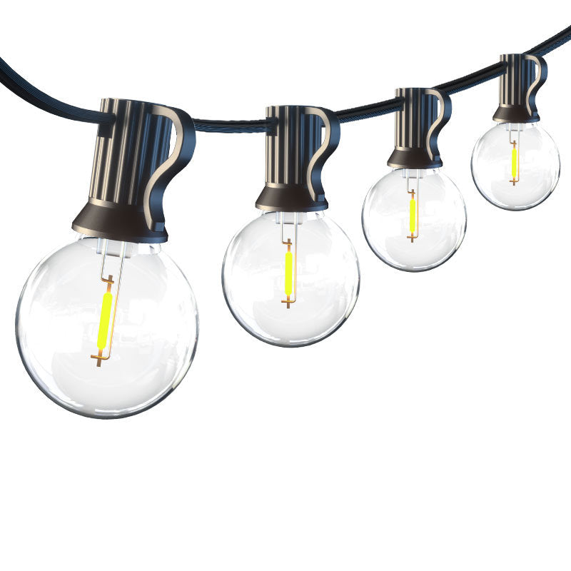 G40 Globe Outdoor String Lights – IP44 Weatherproof | 25ft, 50ft & 100ft