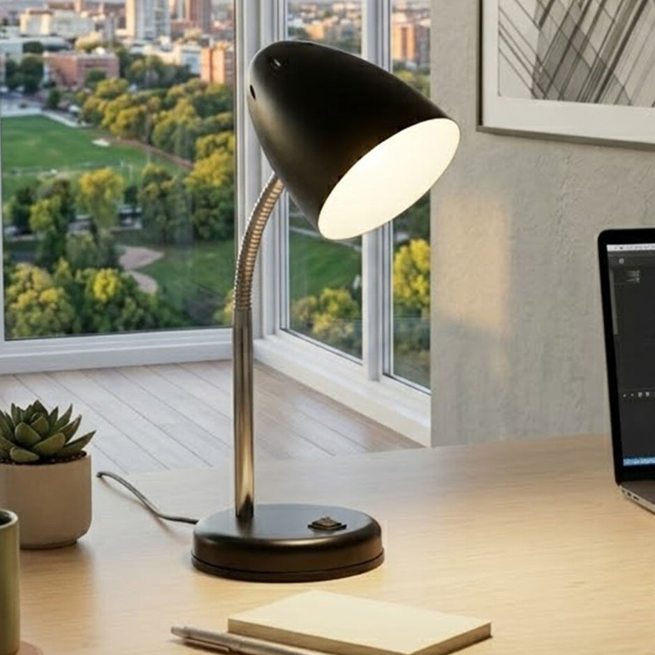 Flexi Matte Black Desk Lamp – Adjustable Task Light