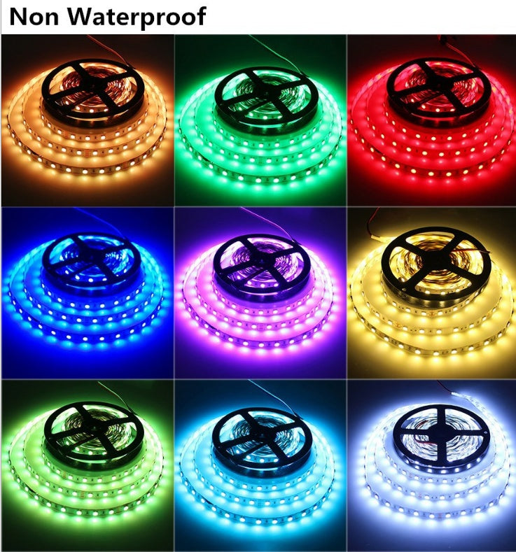 RGB LED Strip Lights – 5m Waterproof Tape Light