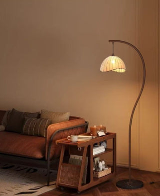 Vintage S-Shaped Crescent Floor Lamp – Retro Arc Standing Light