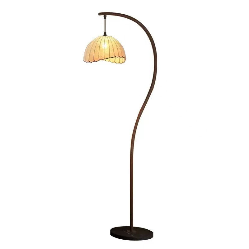 Vintage S-Shaped Crescent Floor Lamp – Retro Arc Standing Light