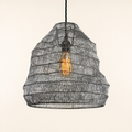 Walton Beehive Large Silver Wire Mesh Lampshade Pendant Light