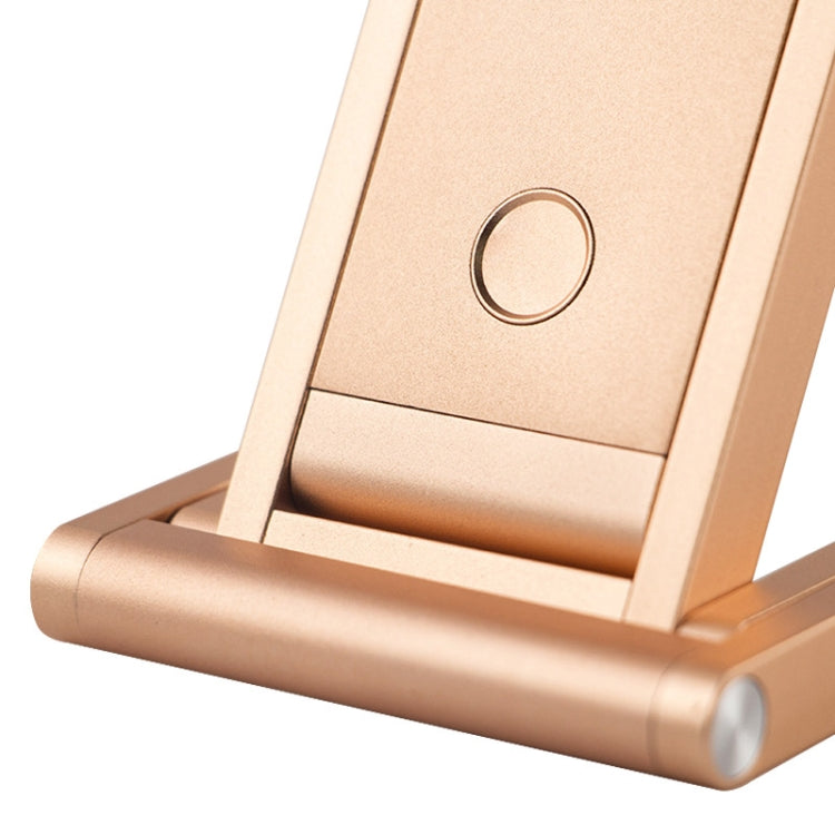 Folding LED Desk Lamp – 3W USB Powered | Stepless Dimming | Gold or Silver