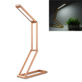 Folding LED Desk Lamp – 3W USB Powered | Stepless Dimming | Gold or Silver
