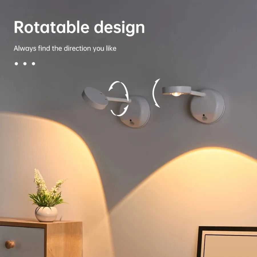 Rechargeable Picture Light with Remote – 3-Colour LED Wall Spotlight