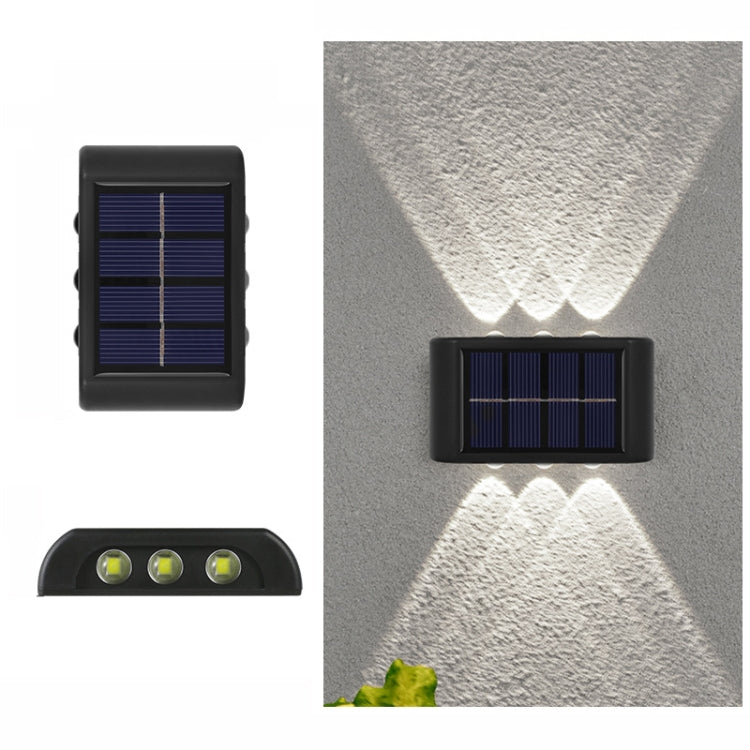 Solar LED Wall Light – Outdoor Waterproof Double-Headed Spotlight
