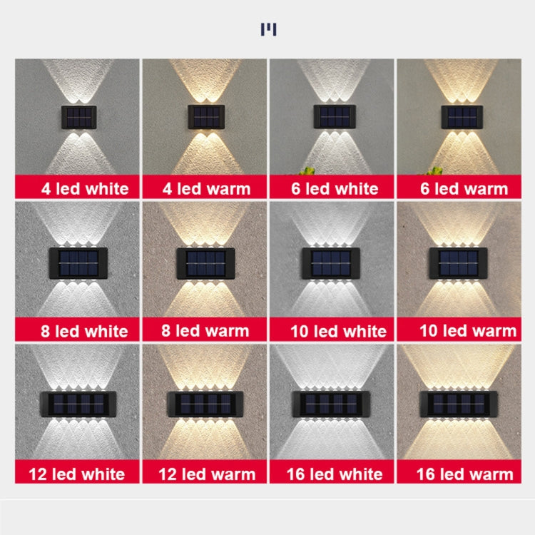 Solar LED Wall Light – Outdoor Waterproof Double-Headed Spotlight