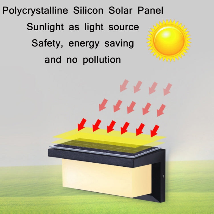 10W Solar Outdoor Wall Light – IP65 Weatherproof | 3000K / 6000K