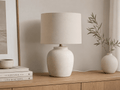 Plain Warm Sand Lampshade – Handmade in the UK | 15cm–45cm | Made to Order
