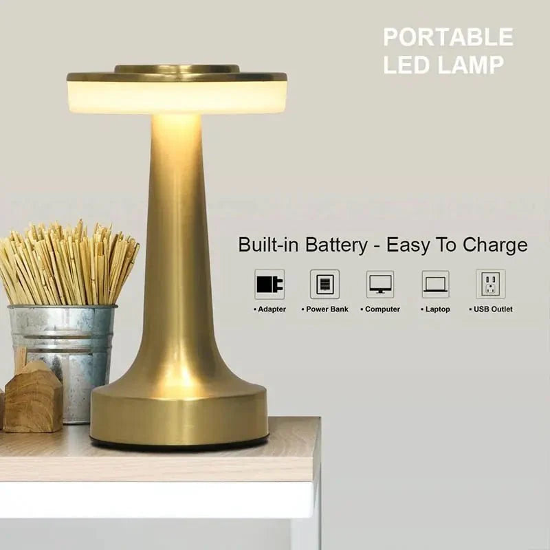 Retro Bar LED Table Lamp – 3 Styles