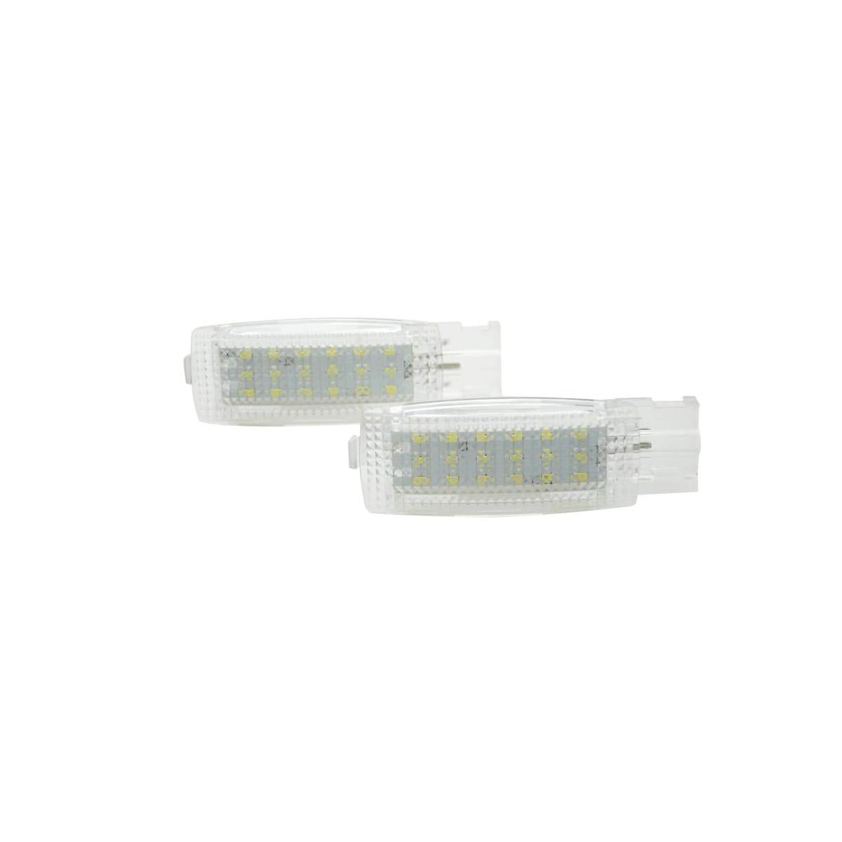 VW LED Vanity Mirror Units – Pair | 6000K Bright White | Plug & Play